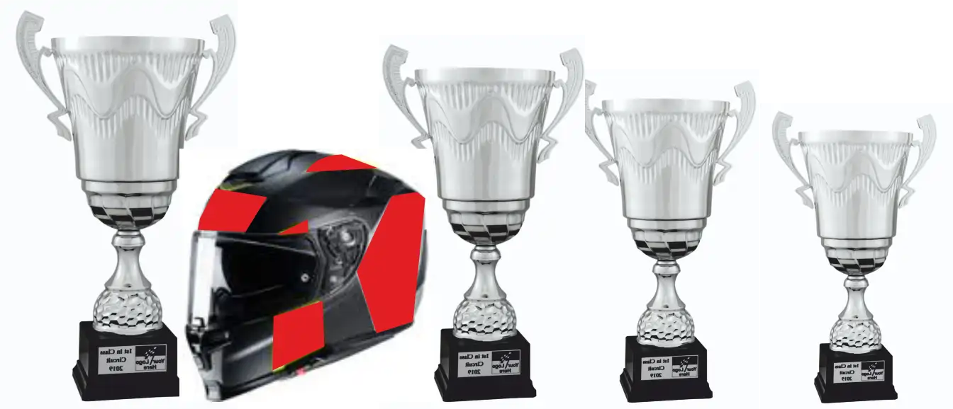 Chequered Themed Cup Trophies DSMS70 Series from £30.93 excVAT